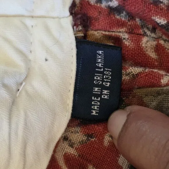 Polo Ralph Lauren Vintage All Over Print Floral Linen Shorts Men's Size 36